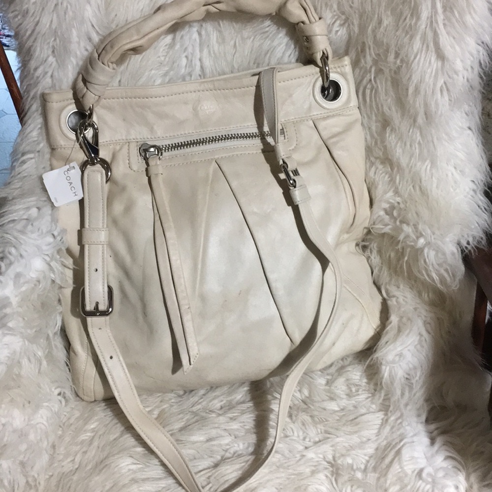 White Coach bag NWT /crossbody or...